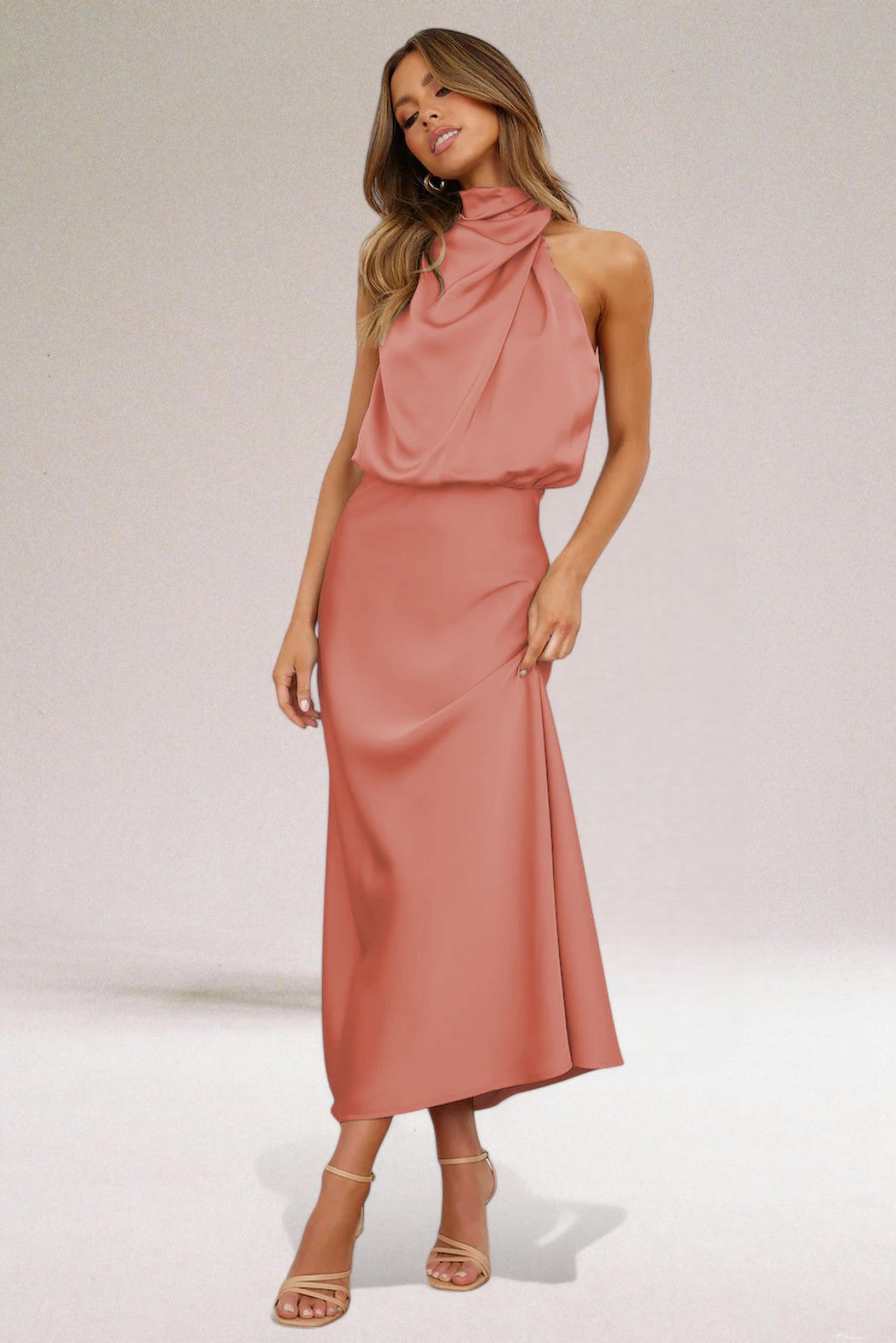 ELARA™ - Elegancka Sukienka Wieczorowa z Satyny