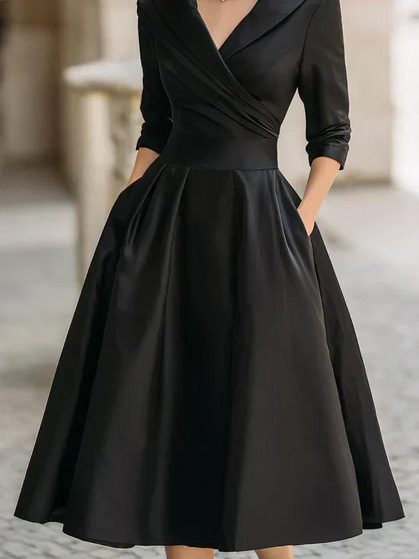 Gabriella | Elegancka Sukienka Maxi w Stylu Owijanym