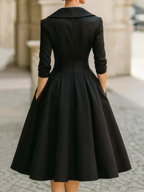 Gabriella | Elegancka Sukienka Maxi w Stylu Owijanym