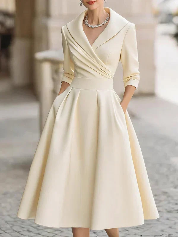 Gabriella | Elegancka Sukienka Maxi w Stylu Owijanym