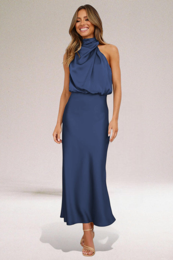 ELARA™ - Elegancka Sukienka Wieczorowa z Satyny