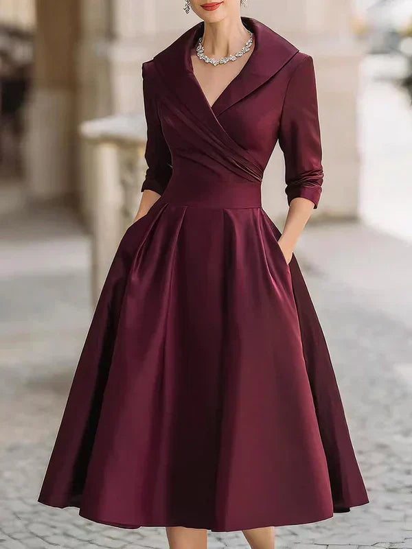Gabriella | Elegancka Sukienka Maxi w Stylu Owijanym
