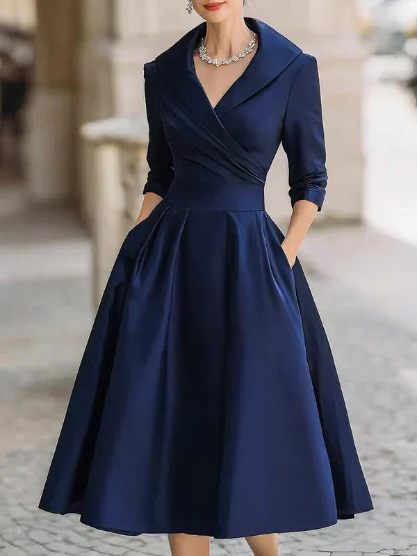 Gabriella | Elegancka Sukienka Maxi w Stylu Owijanym