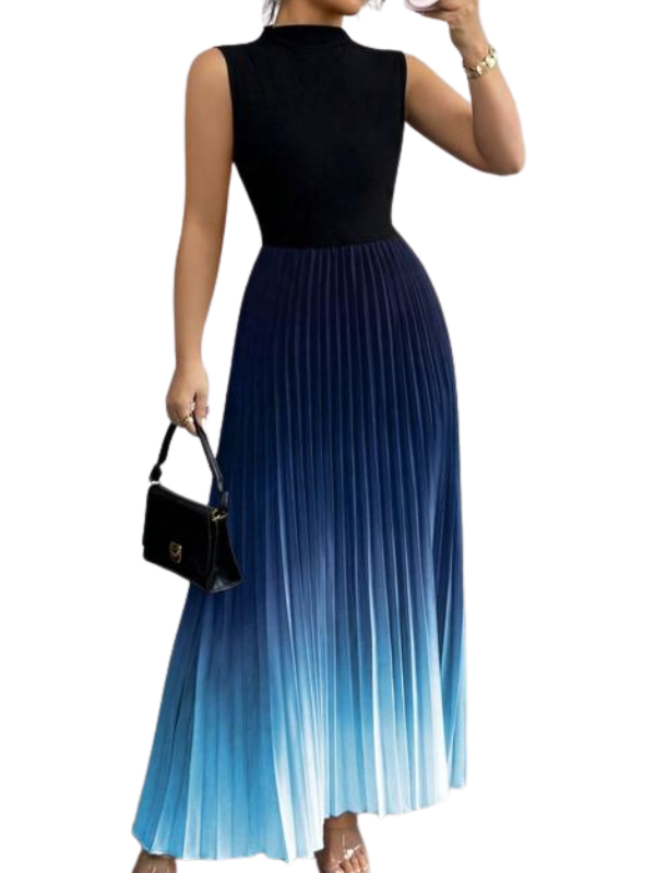 Camille™ – Elegancka Sukienka Wieczorowa bez Rękawów w Ombre