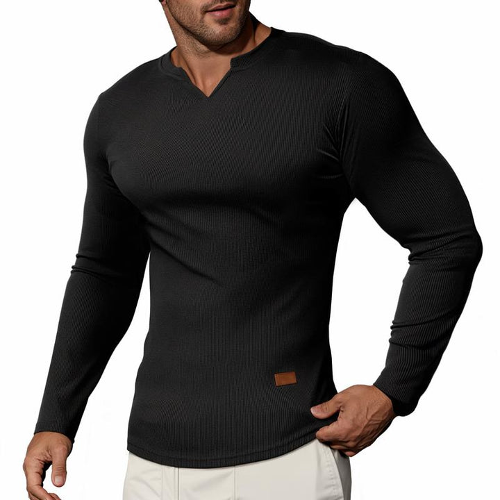Elias | Sportowy Długi Top Ribbed
