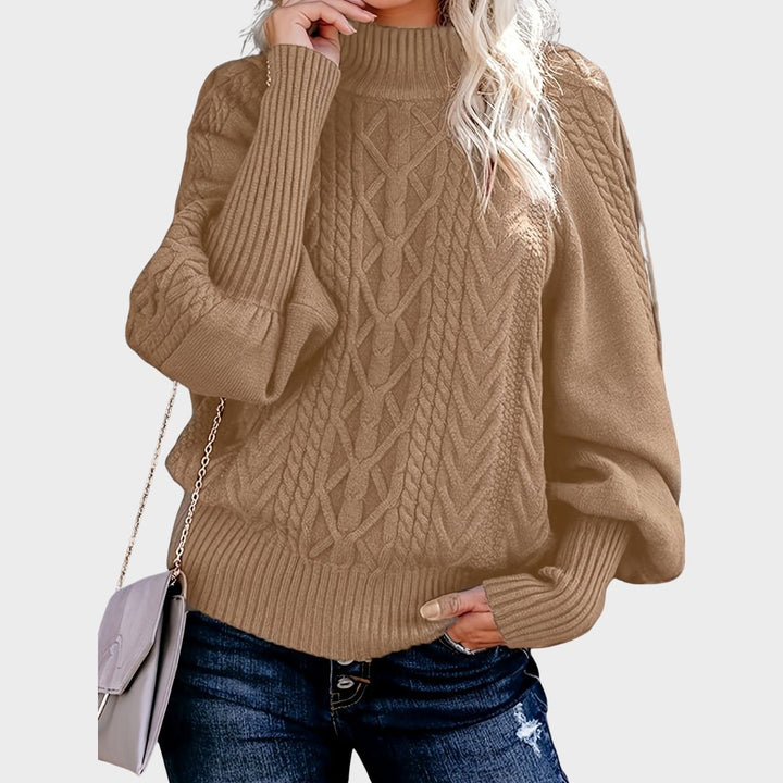 Sweter z teksturowanym splotem