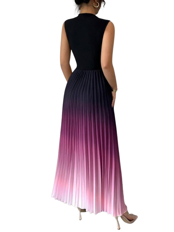 Camille™ – Elegancka Sukienka Wieczorowa bez Rękawów w Ombre