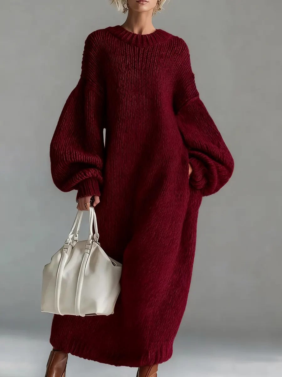 Calista – Elegancka Sukienka Dzianinowa