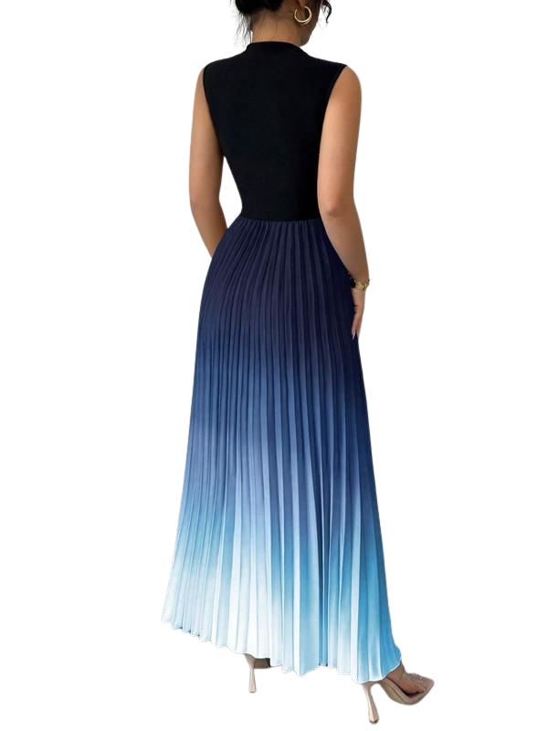 Camille™ – Elegancka Sukienka Wieczorowa bez Rękawów w Ombre