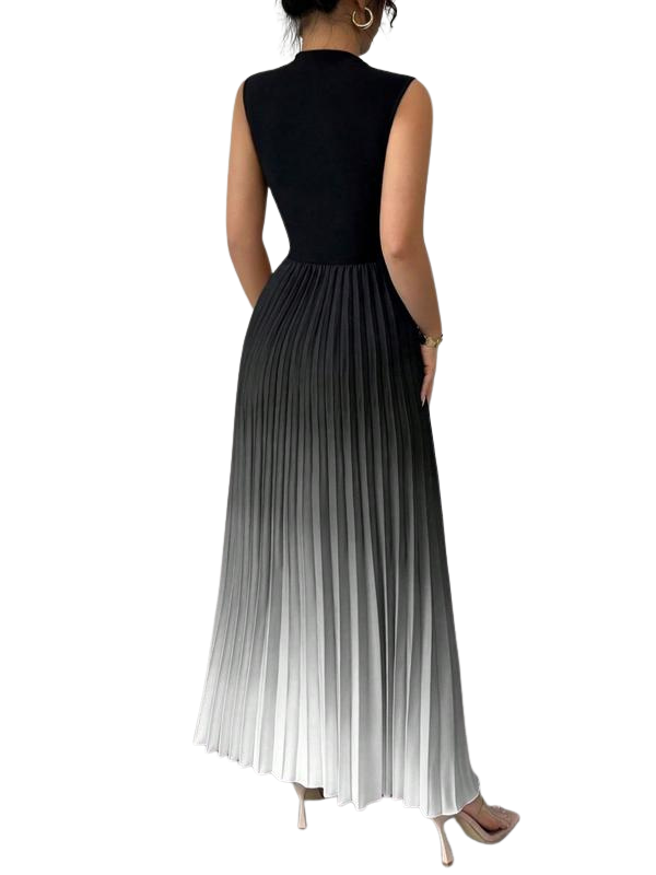 Camille™ – Elegancka Sukienka Wieczorowa bez Rękawów w Ombre