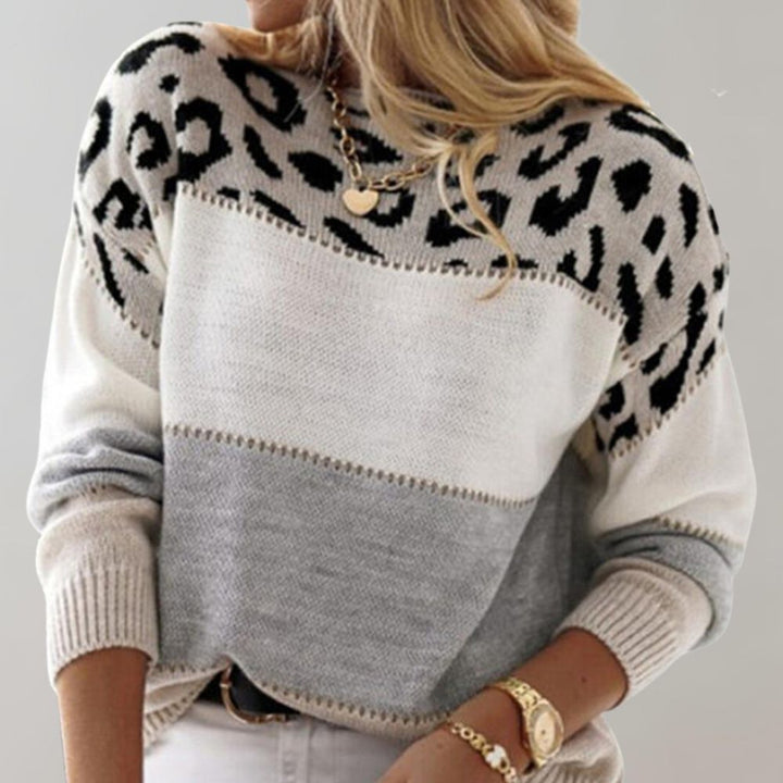 Charlene | Sweter w panterkę