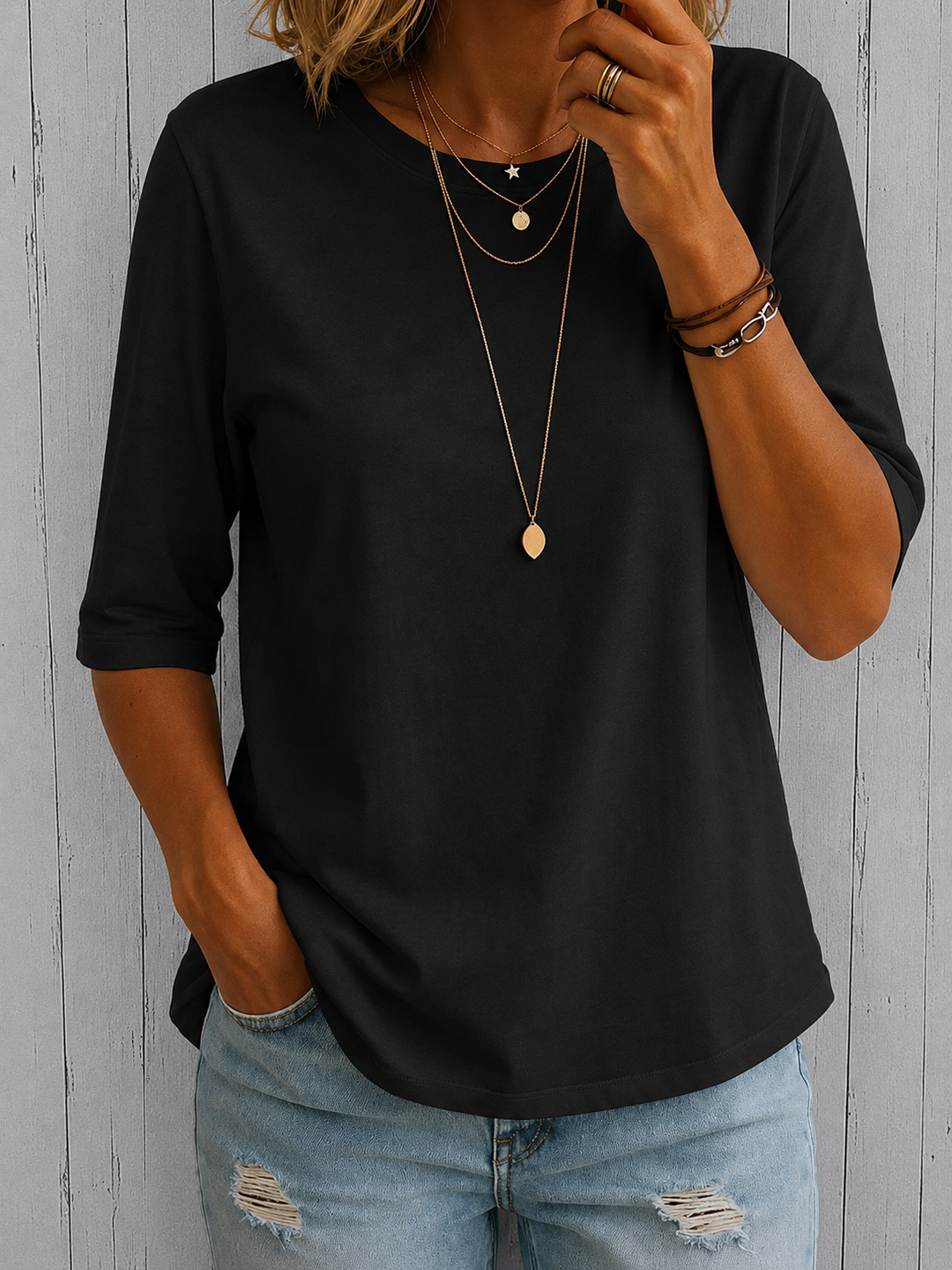 Calvera | T-shirt z komfortowym zakryciem (Wznowione)