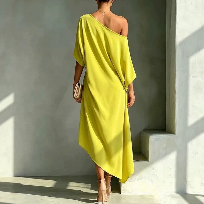 Suziene - Elegancka Asymetryczna Sukienka