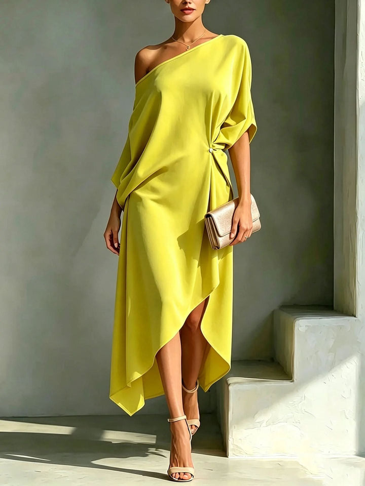 Suziene - Elegancka Asymetryczna Sukienka