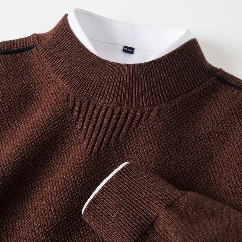 Sweter Harriden z żakardu