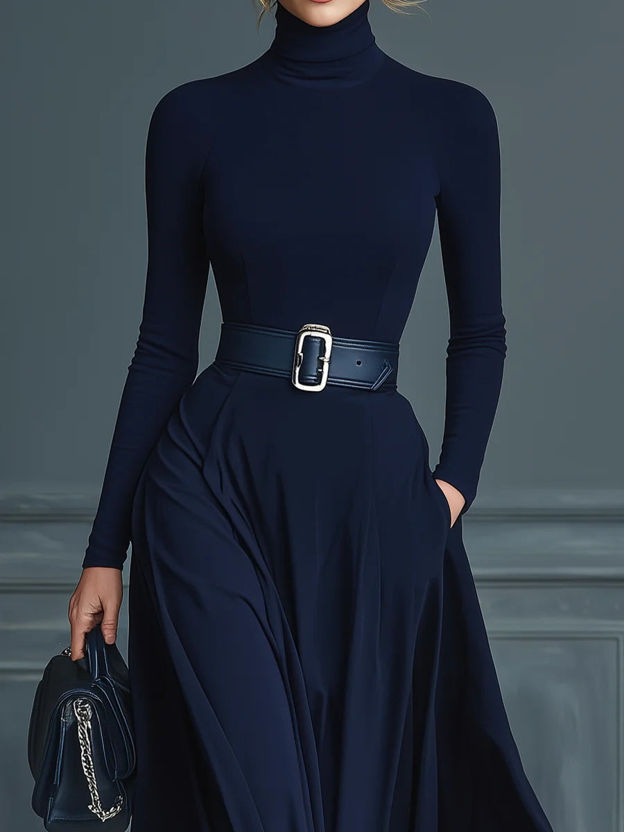 Serena™ | Elegancka Sukienka Maxi z Dzianiny