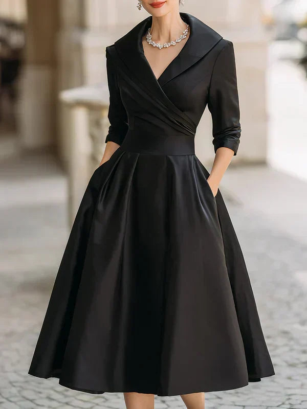 Gabriella | Elegancka Sukienka Maxi w Stylu Owijanym