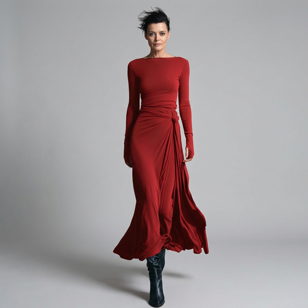Elara™ Elegancka Sukienka Maxi