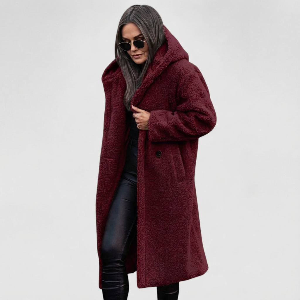 Avery™ | Płaszcz miejski w stylu owczej skóry