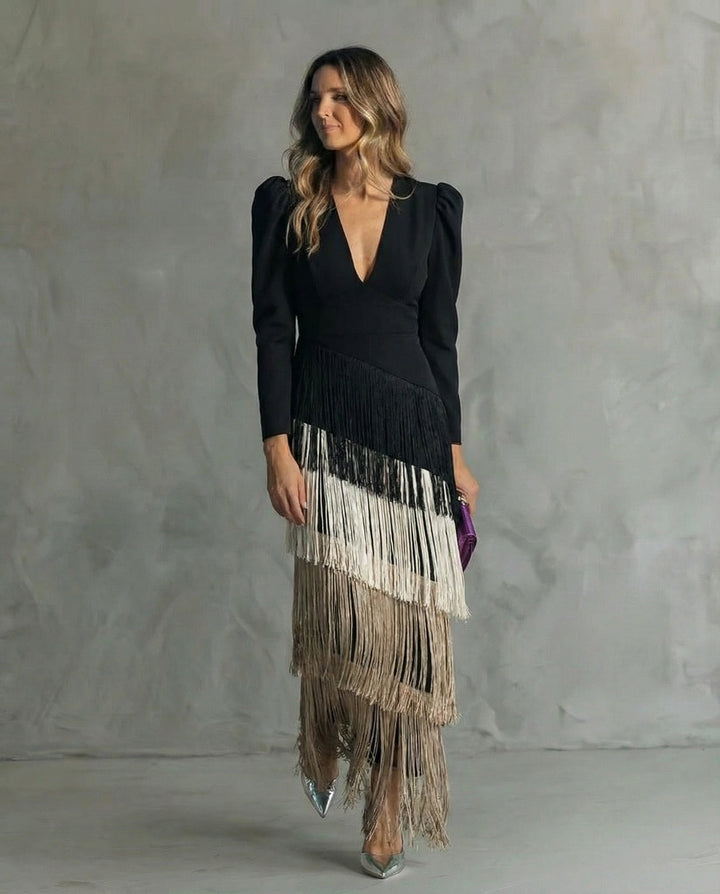 Clara™ | Elegancka Sukienka dla Gościa Weselnego