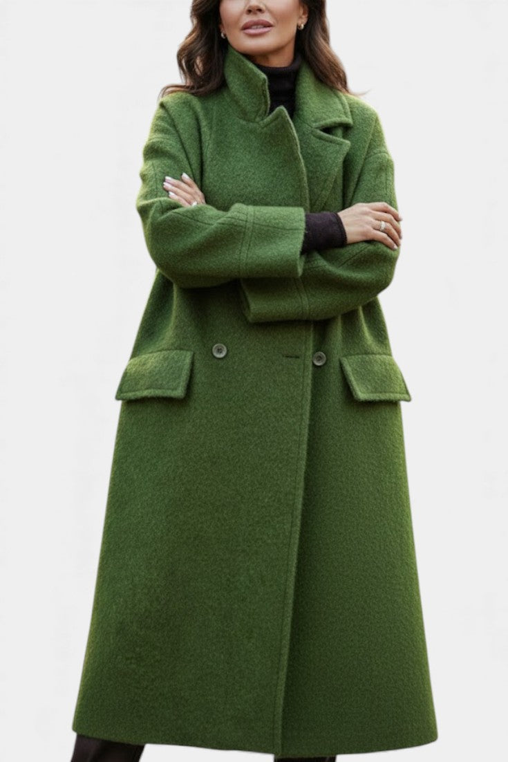 Josephine™ – Długi płaszcz dwurzędowy